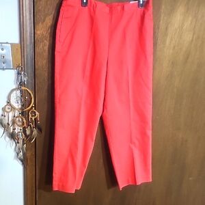 Alfred Dunner Women's Parrot Cay Colored Pants NWT